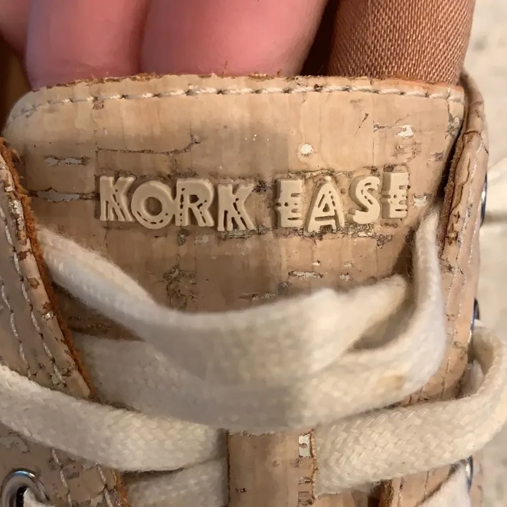 Kork Ease Leather & Cork Sneakers sz 9
